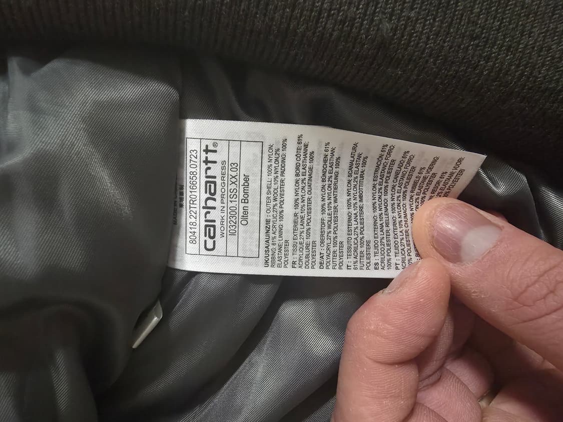 칼하트 올튼 봄버 자켓 L 상품이미지3