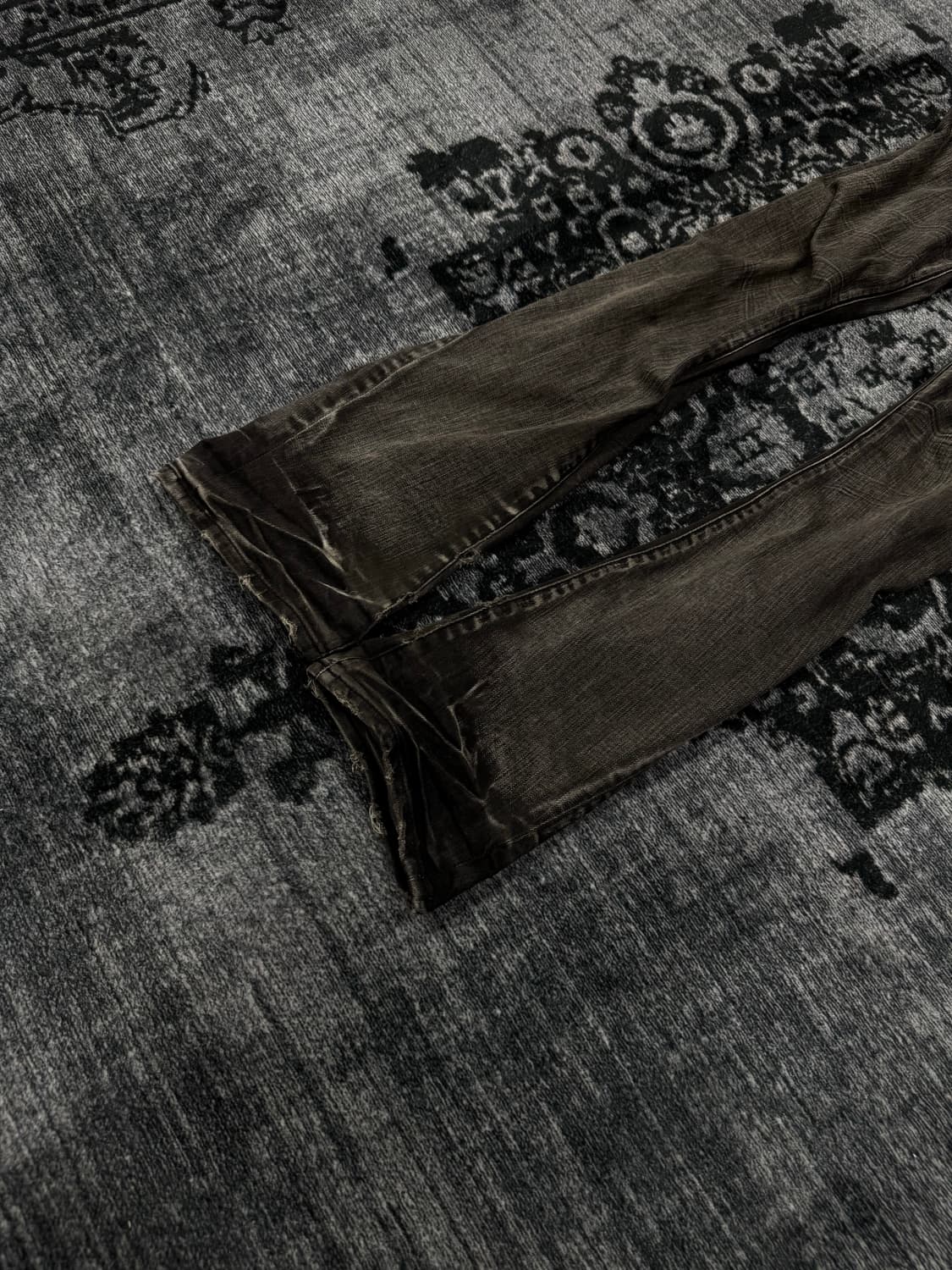 Schlussel 00s grey damaged slim flare de 상품이미지6