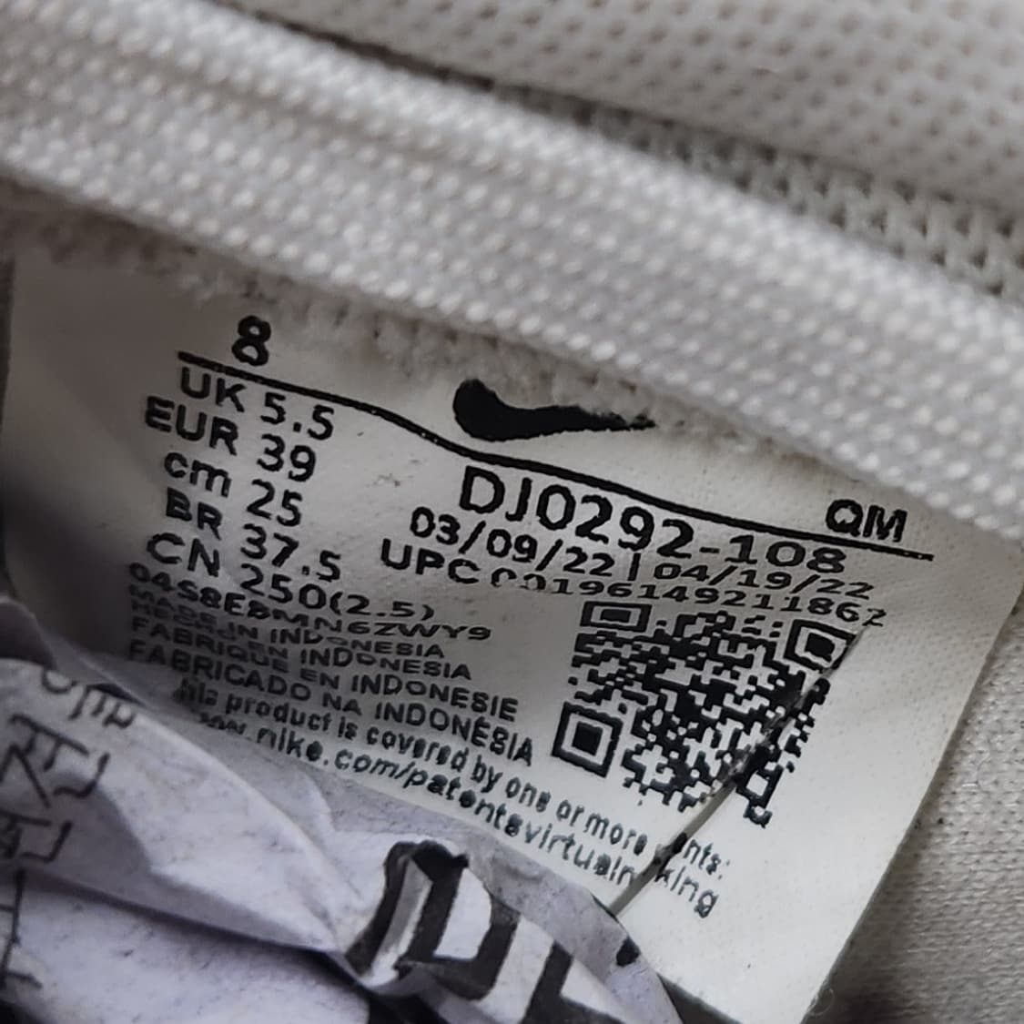 나이키 블레이저 로우 플랫폼 스니커즈250 상품이미지6