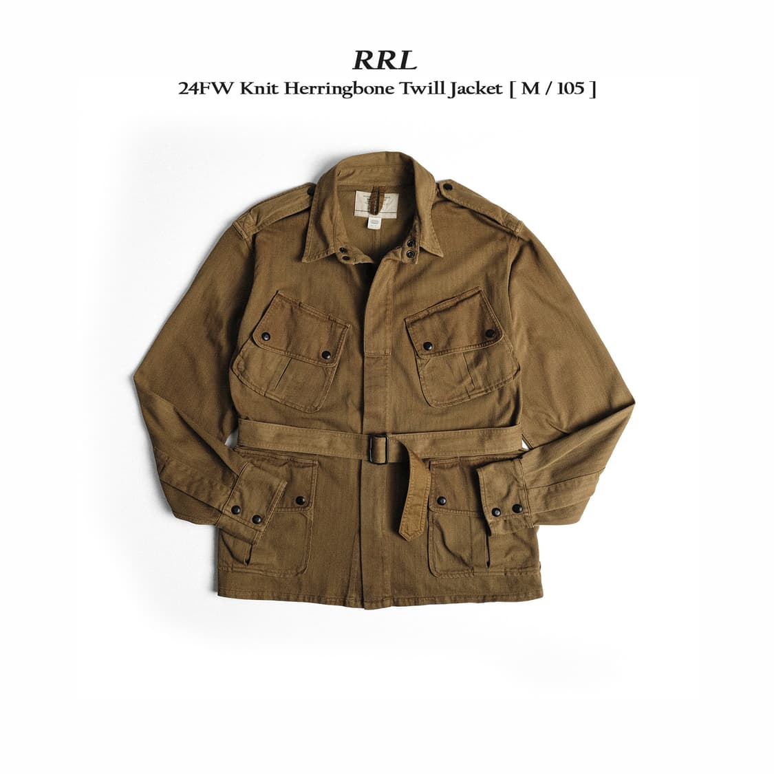 RRL 24FW 니트 헤링본 트윌 자켓 M사이즈 더블알엘 상품이미지1