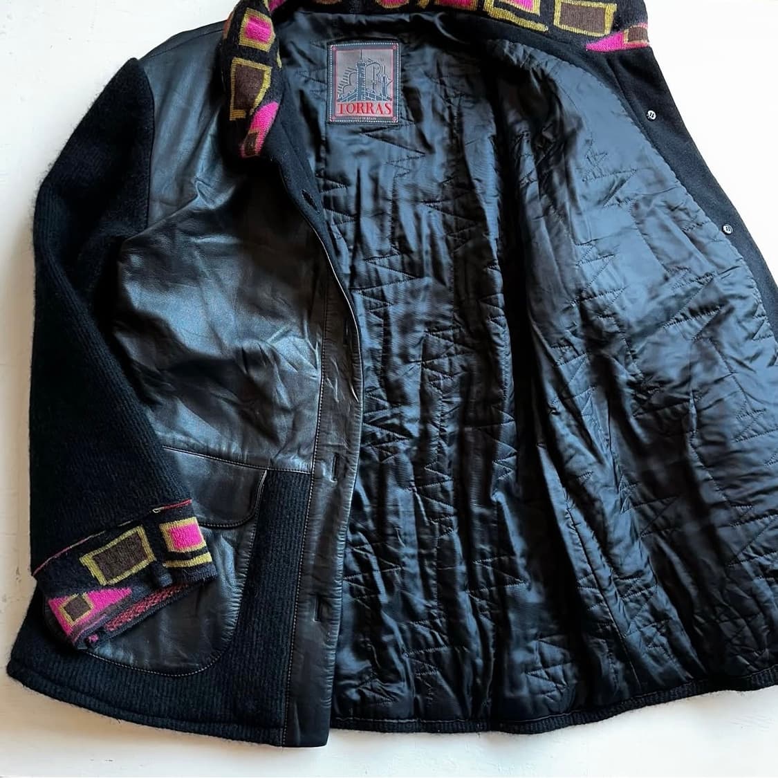 90's Torras 레더자켓 상품이미지6