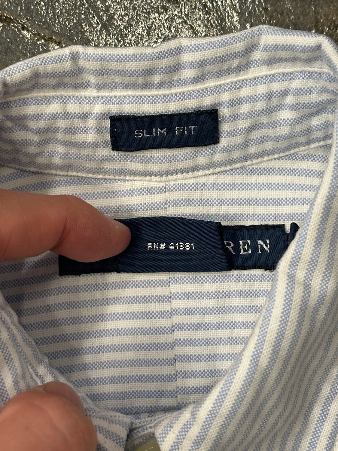 폴로 랄프로렌 스트라이프 셔츠 S 상품이미지5