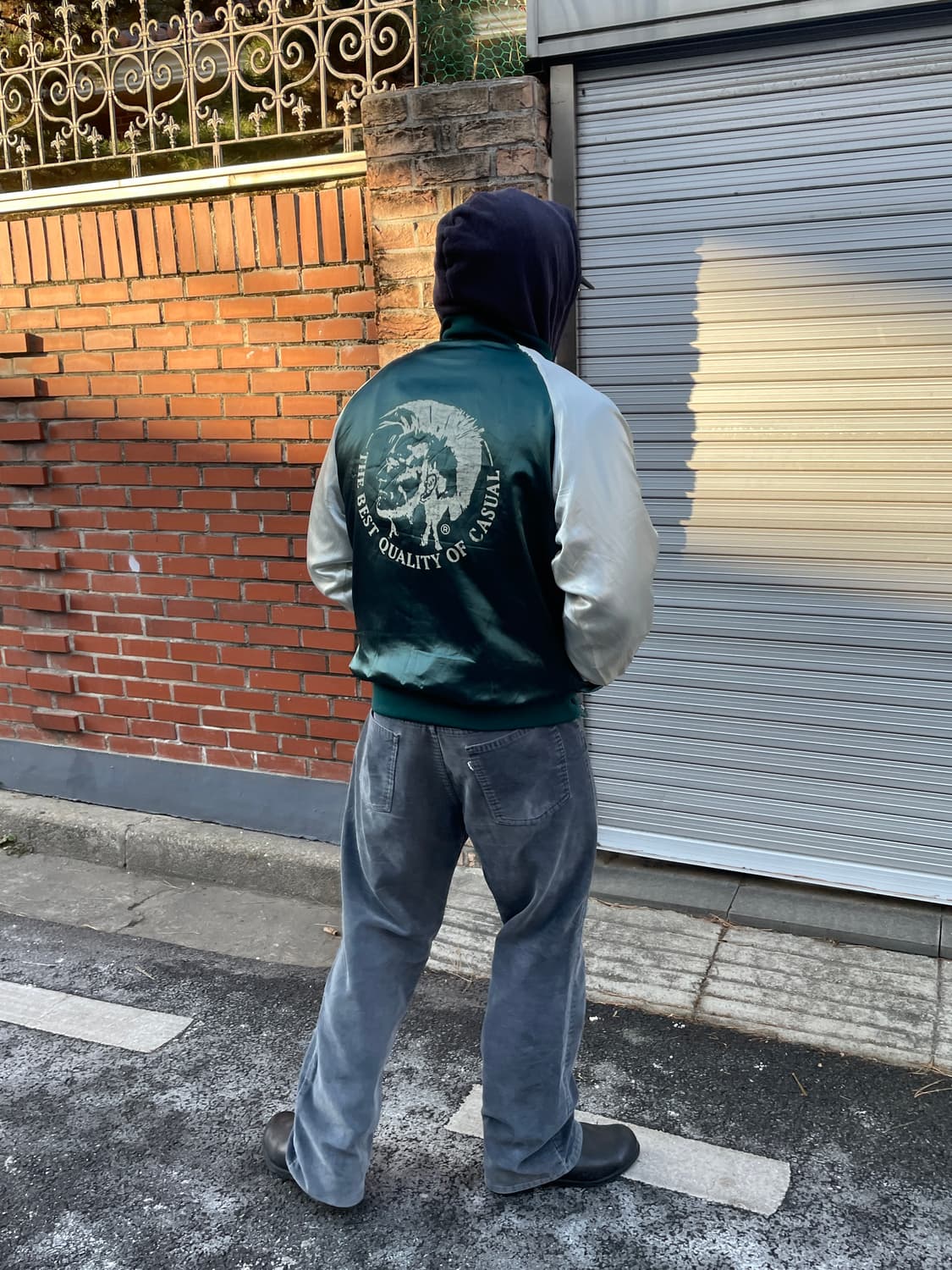 90s Levis 517 Coduroy Faded Dark Grey 상품이미지6