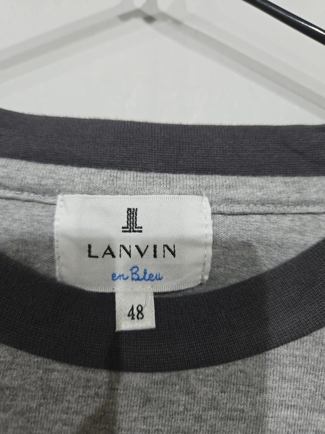 랑방 회색 링거 반팔 티셔츠 상품이미지6