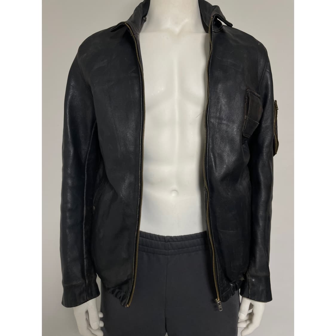 french air force leather jacket 상품이미지1