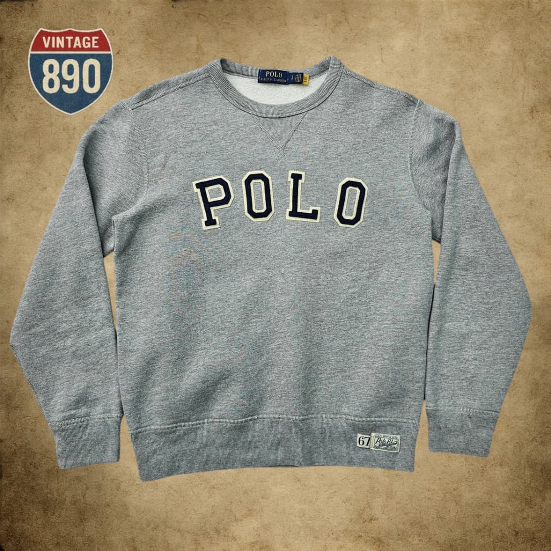 [S] POLO 폴로 랄프로렌 기모 맨투맨 상품이미지1