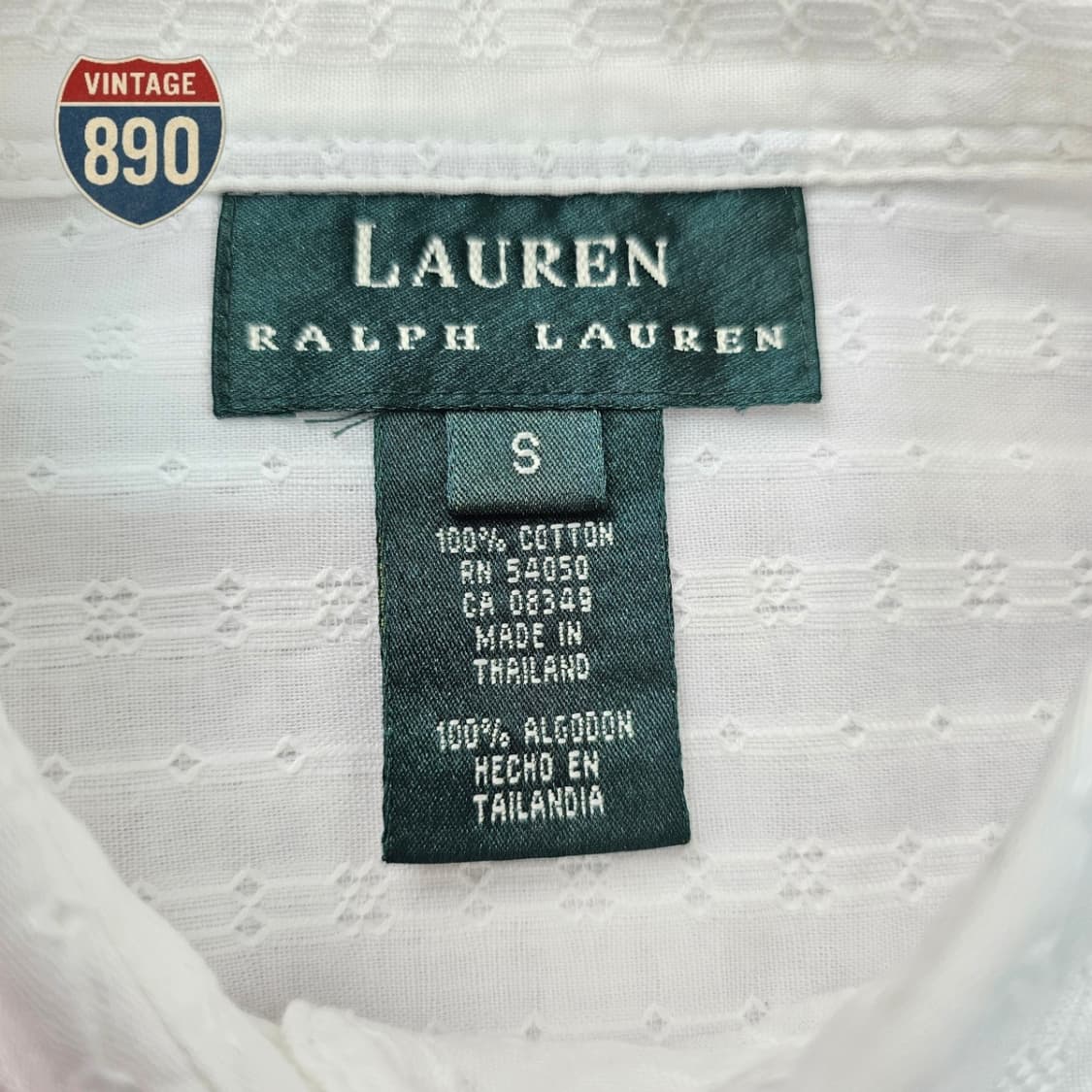 [S] Ralph Lauren 랄프로렌 여성 패턴짜임 블라우스 셔츠 상품이미지5
