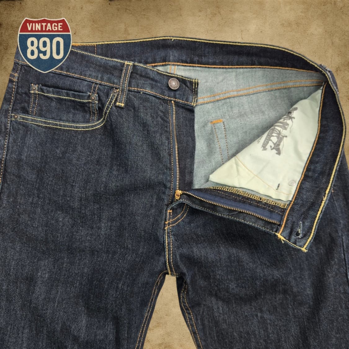 [34] LEVIS 리바이스 505 생지 청바지 상품이미지3