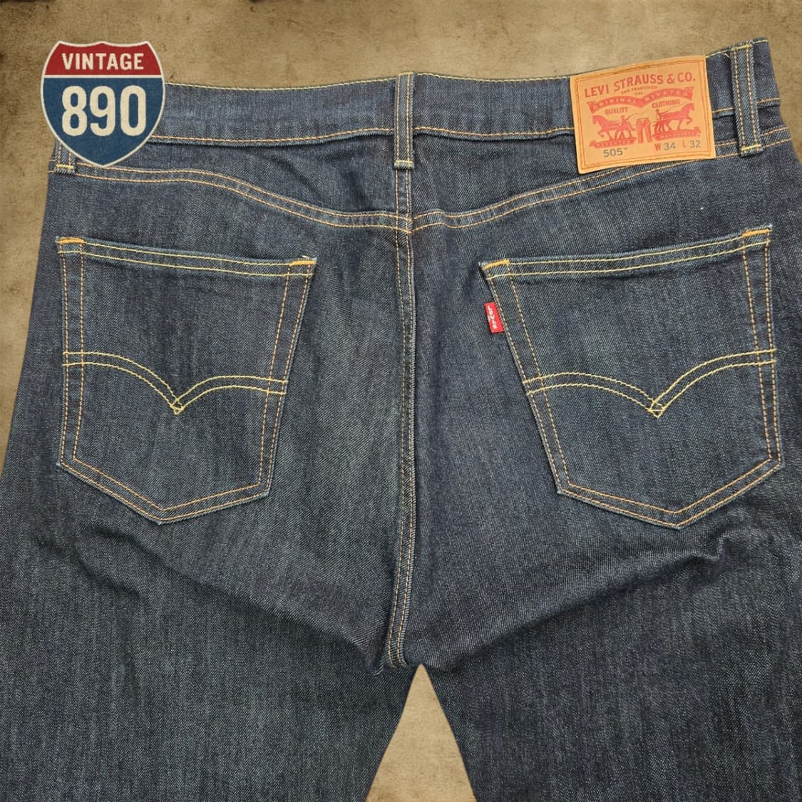 [34] LEVIS 리바이스 505 생지 청바지 상품이미지7