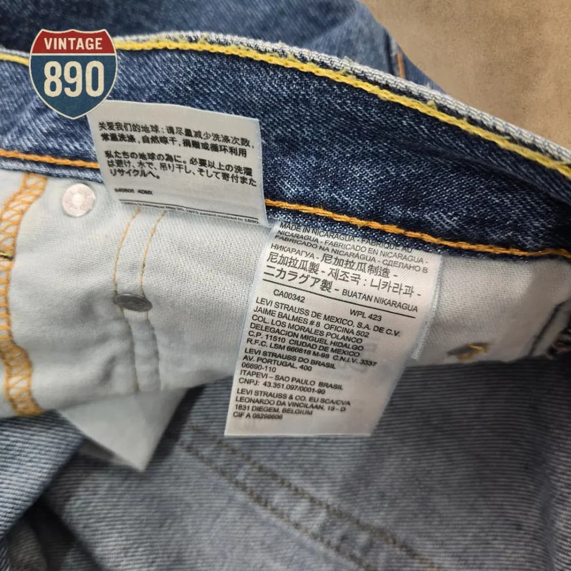 [33] LEVIS 리바이스 517 절개 로우 부츠컷 청바지 상품이미지10