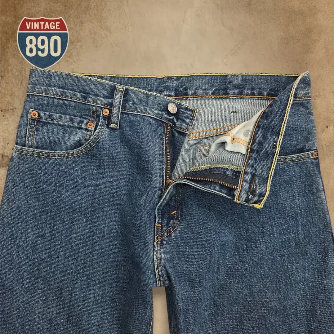[33] LEVIS 리바이스 517 절개 로우 부츠컷 청바지 상품이미지3