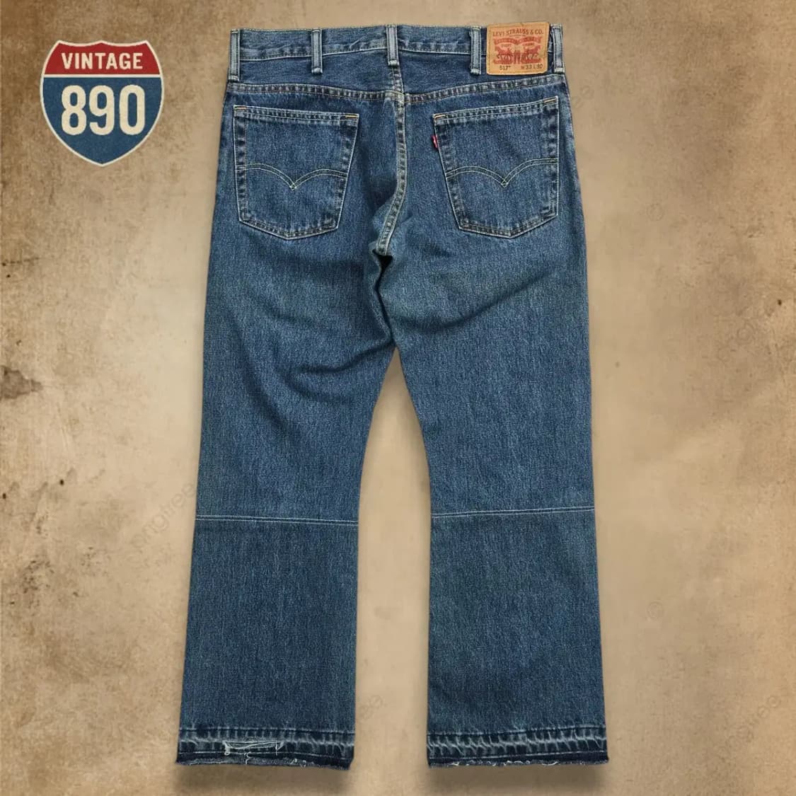 [33] LEVIS 리바이스 517 절개 로우 부츠컷 청바지 상품이미지6