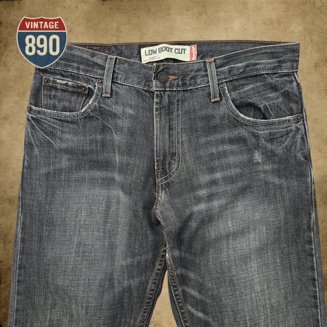 [30] LEVIS 리바이스 527 로우 부츠컷 흑청바지 상품이미지2