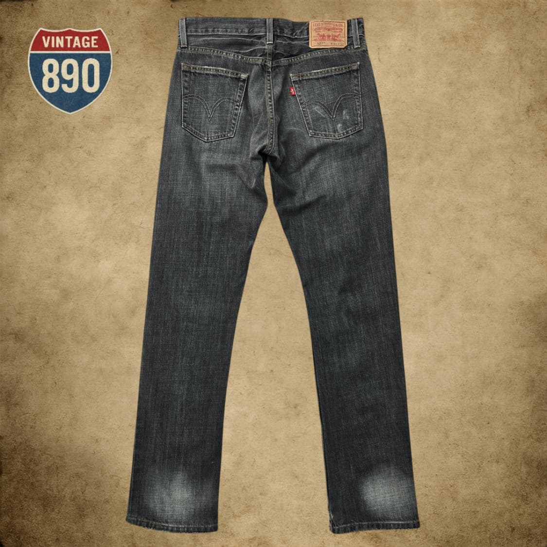 [30] LEVIS 리바이스 527 로우 부츠컷 흑청바지 상품이미지6