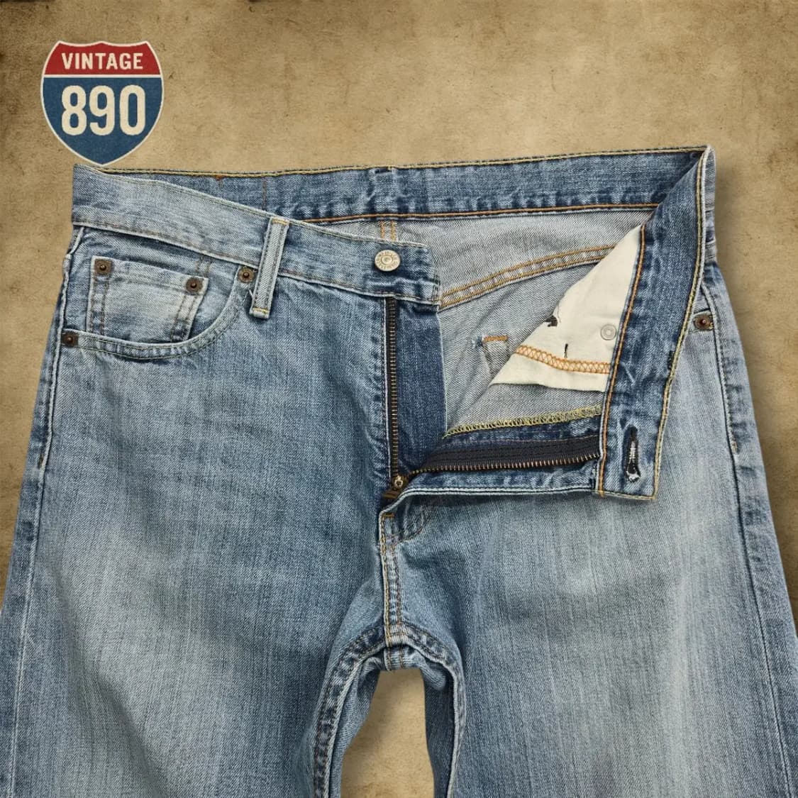 [30] LEVIS 리바이스 504 데님 연청바지 상품이미지3
