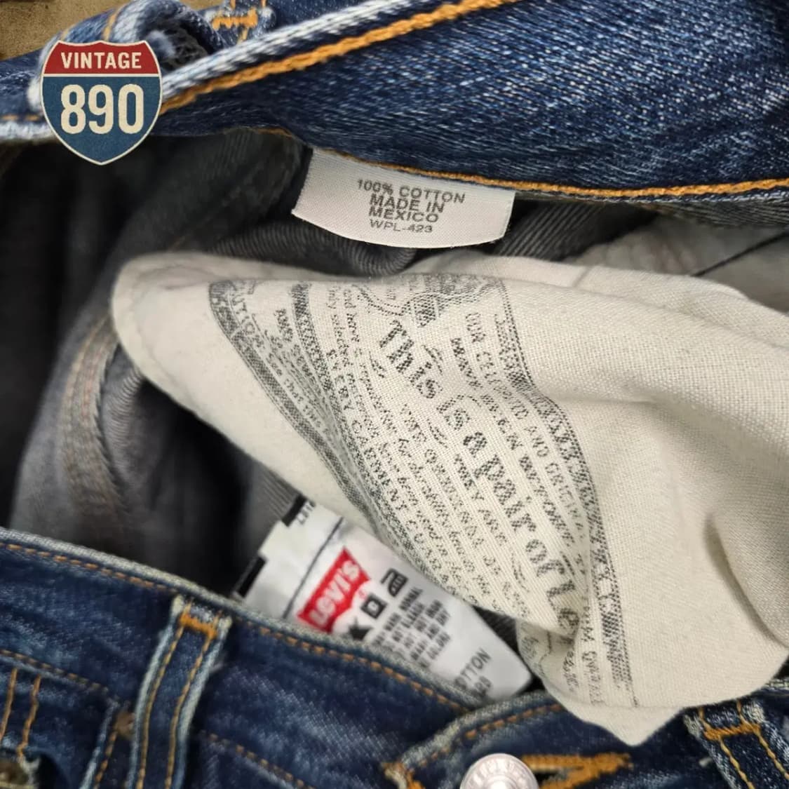[31] LEVIS 리바이스 501 데님 중청바지 상품이미지10