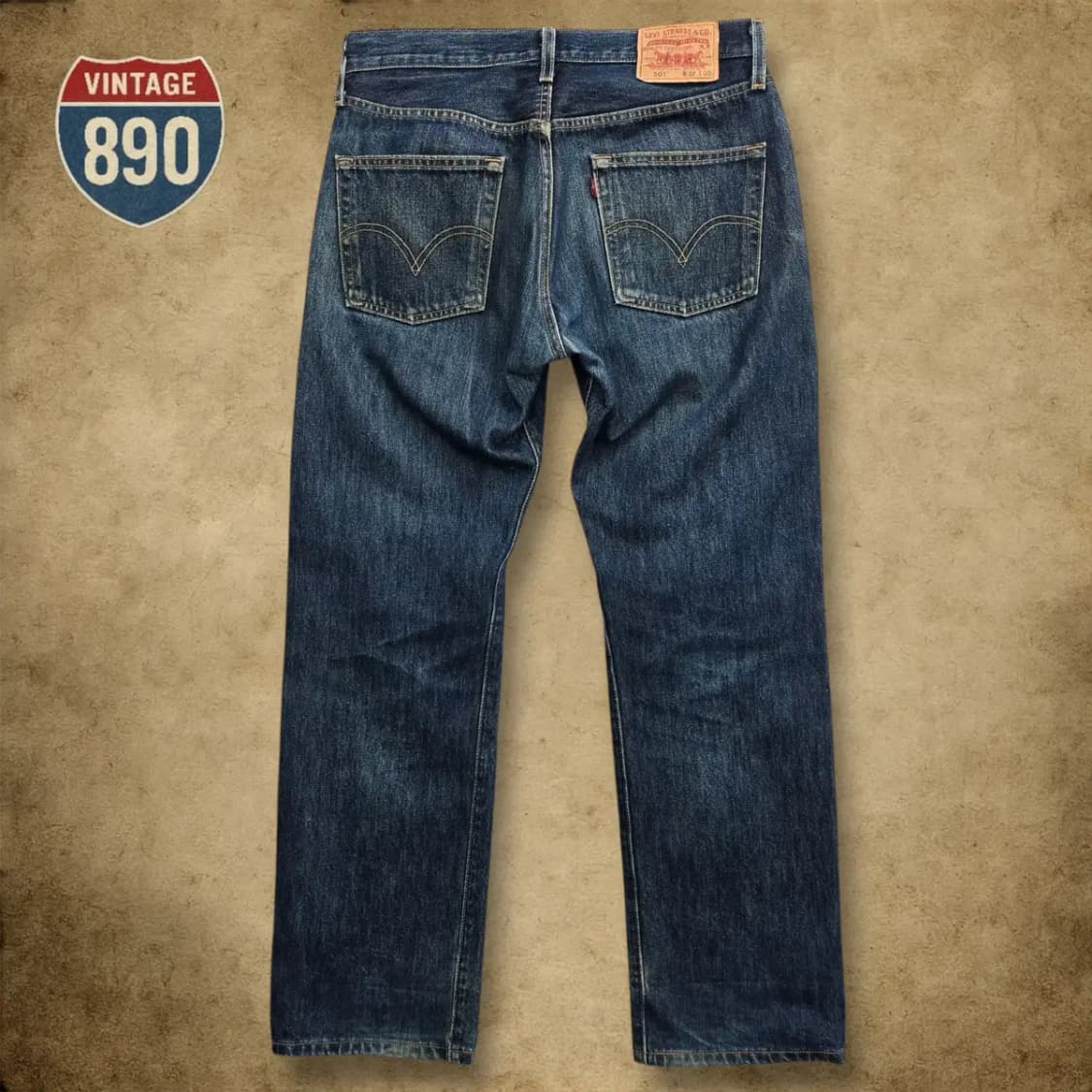 [31] LEVIS 리바이스 501 데님 중청바지 상품이미지6