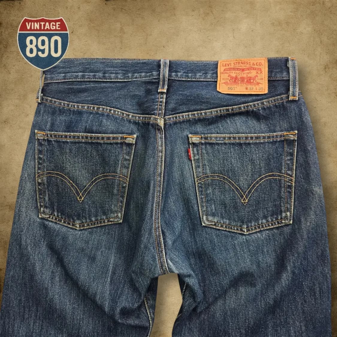 [31] LEVIS 리바이스 501 데님 중청바지 상품이미지7
