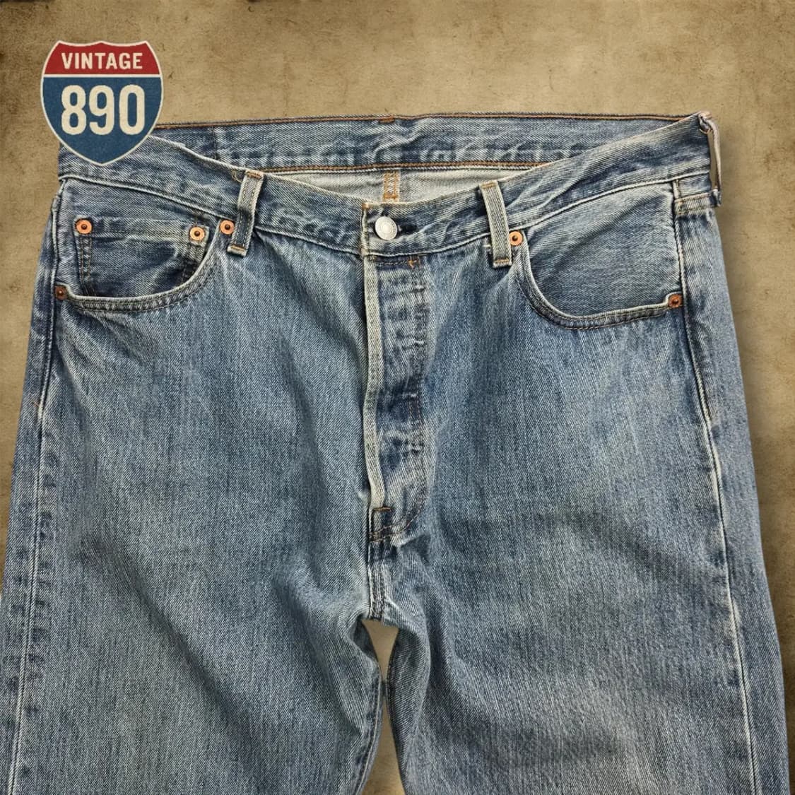 [34] LEVIS 리바이스 501 데님 연청바지 상품이미지2