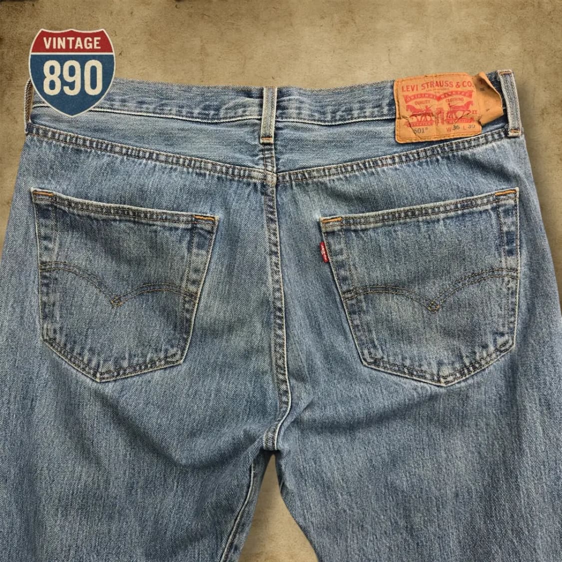 [34] LEVIS 리바이스 501 데님 연청바지 상품이미지7