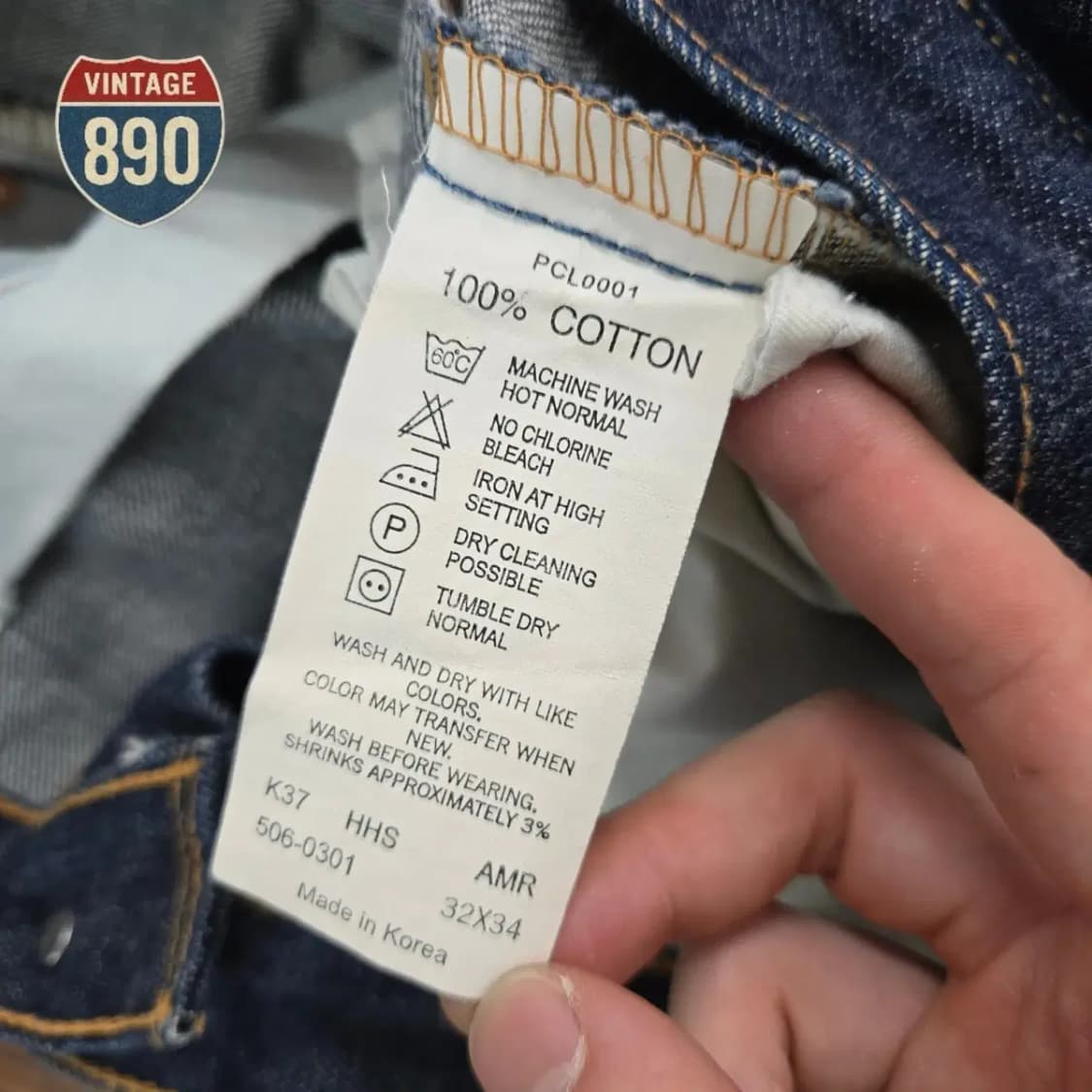 [32] LEVIS 리바이스 506 데님 생지 청바지 상품이미지10