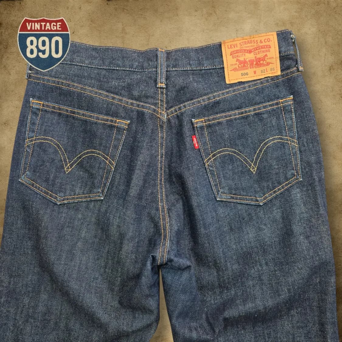 [32] LEVIS 리바이스 506 데님 생지 청바지 상품이미지7