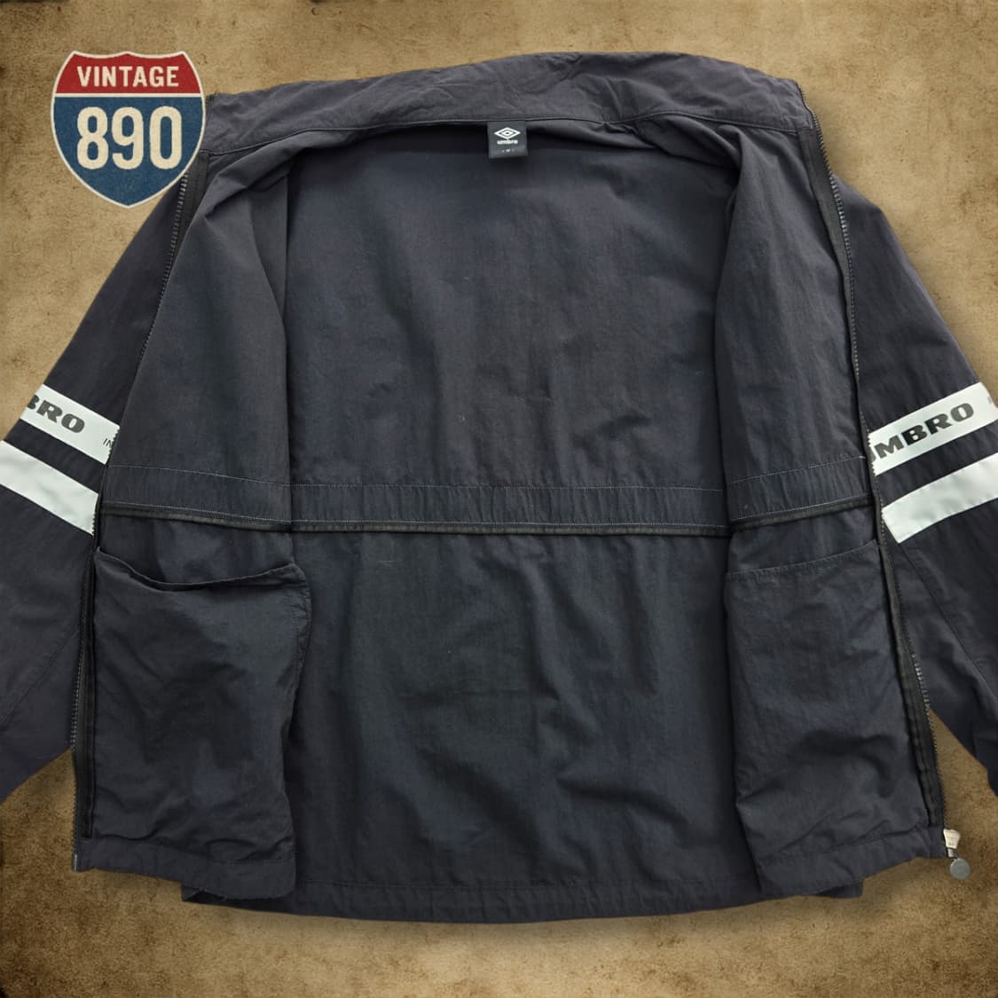 [95] umbro 엄브로 올드스쿨 바람막이 코치자켓 상품이미지10