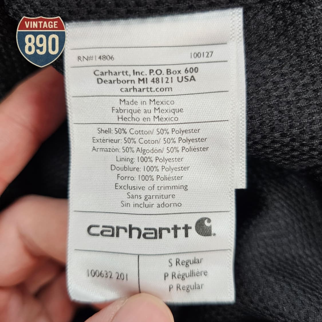 [S] carhartt 칼하트 레인 디펜더 후드 집업 자켓 상품이미지10