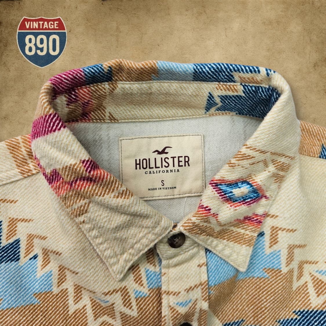 [S] Hollister 홀리스터 웨스턴 포켓 셔츠 상품이미지6