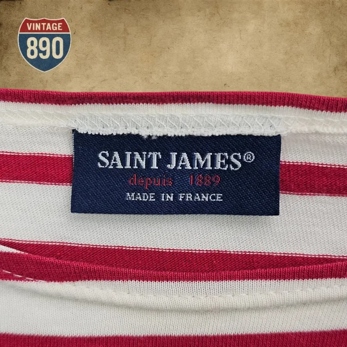 [S] SAINT JAMES 세인트제임스 프랑스제 세일러 단가라티 상품이미지5