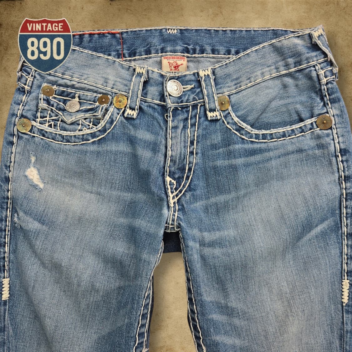 [34] TRUE RELIGION 트루릴리전 데님 청바지 상품이미지2