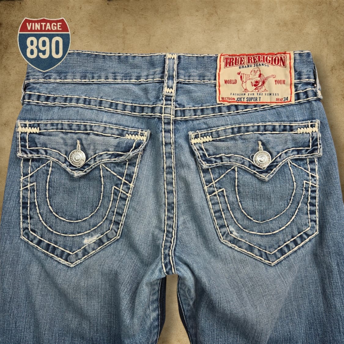 [34] TRUE RELIGION 트루릴리전 데님 청바지 상품이미지8