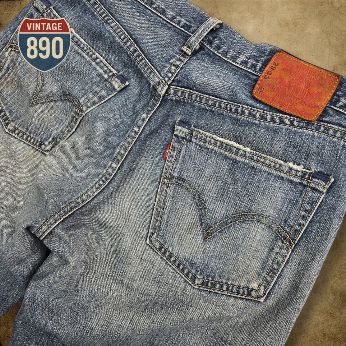 [29] LEVIS 리바이스 503 일본판 데미지 데님 청바지 상품이미지9