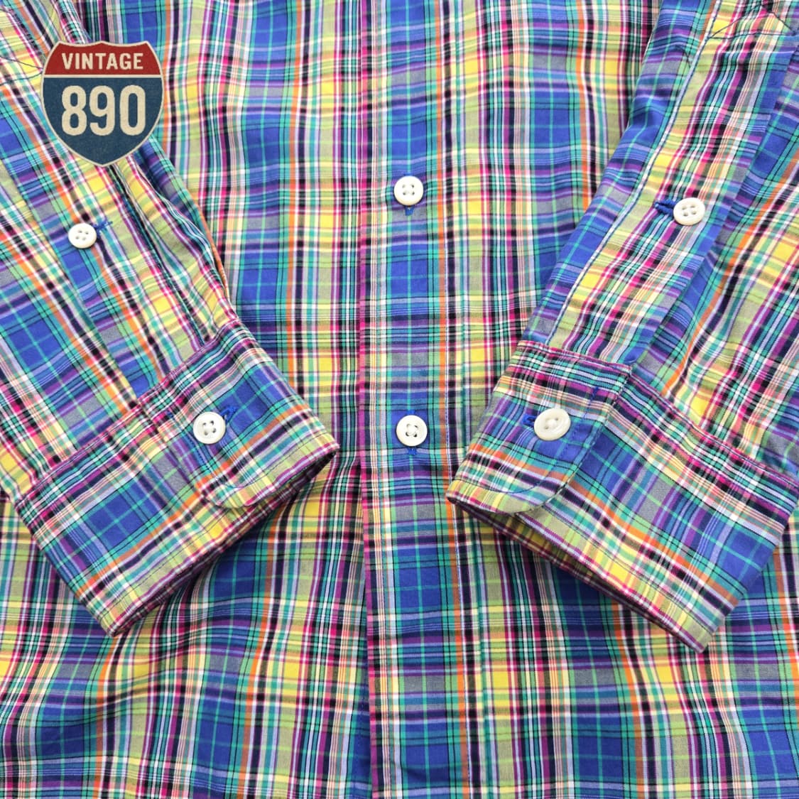 [S] Ralph Lauren 랄프로렌 멀티체크 클래식핏 셔츠 상품이미지5