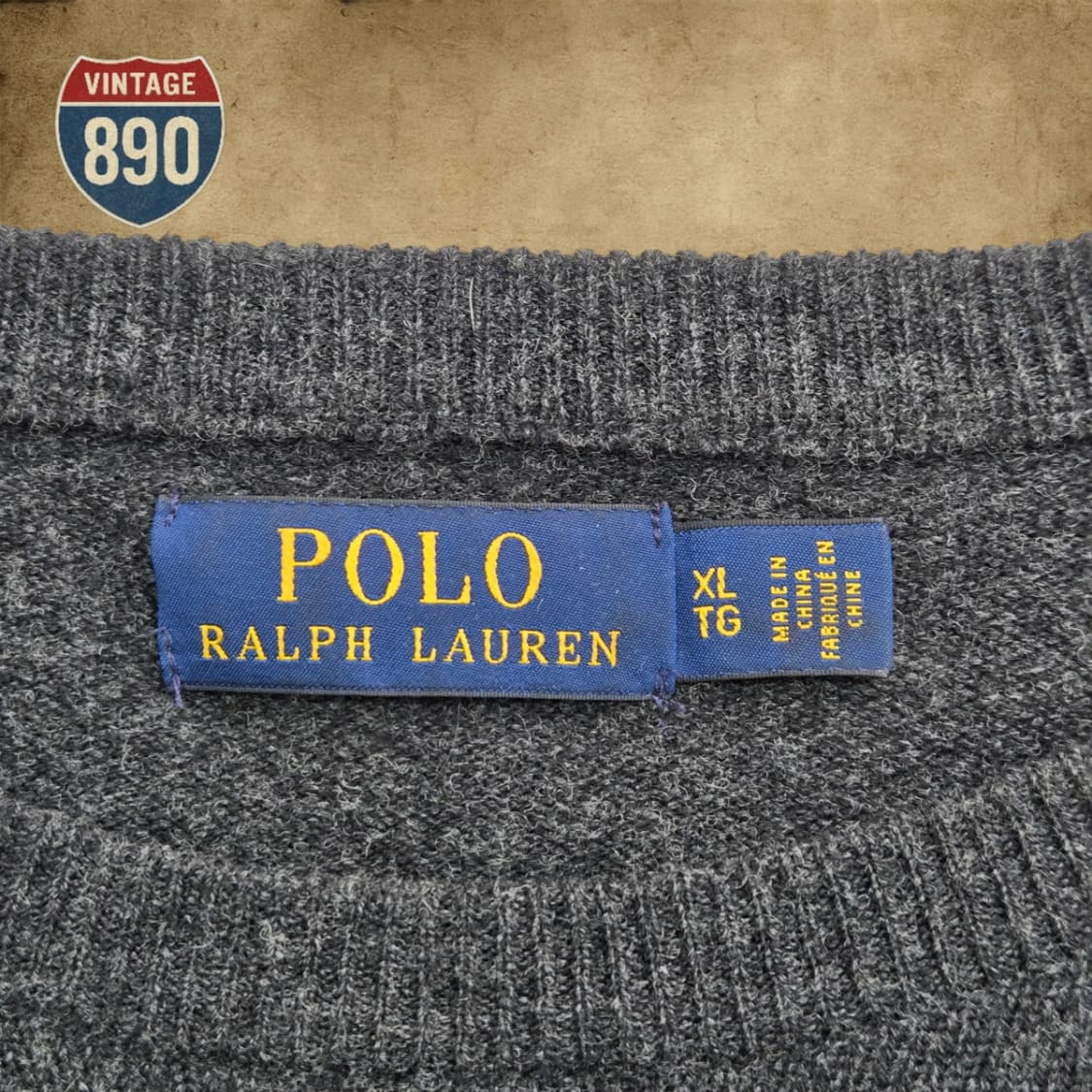 [XL] POLO 폴로랄프로렌 울 라운드넥 니트 상품이미지6