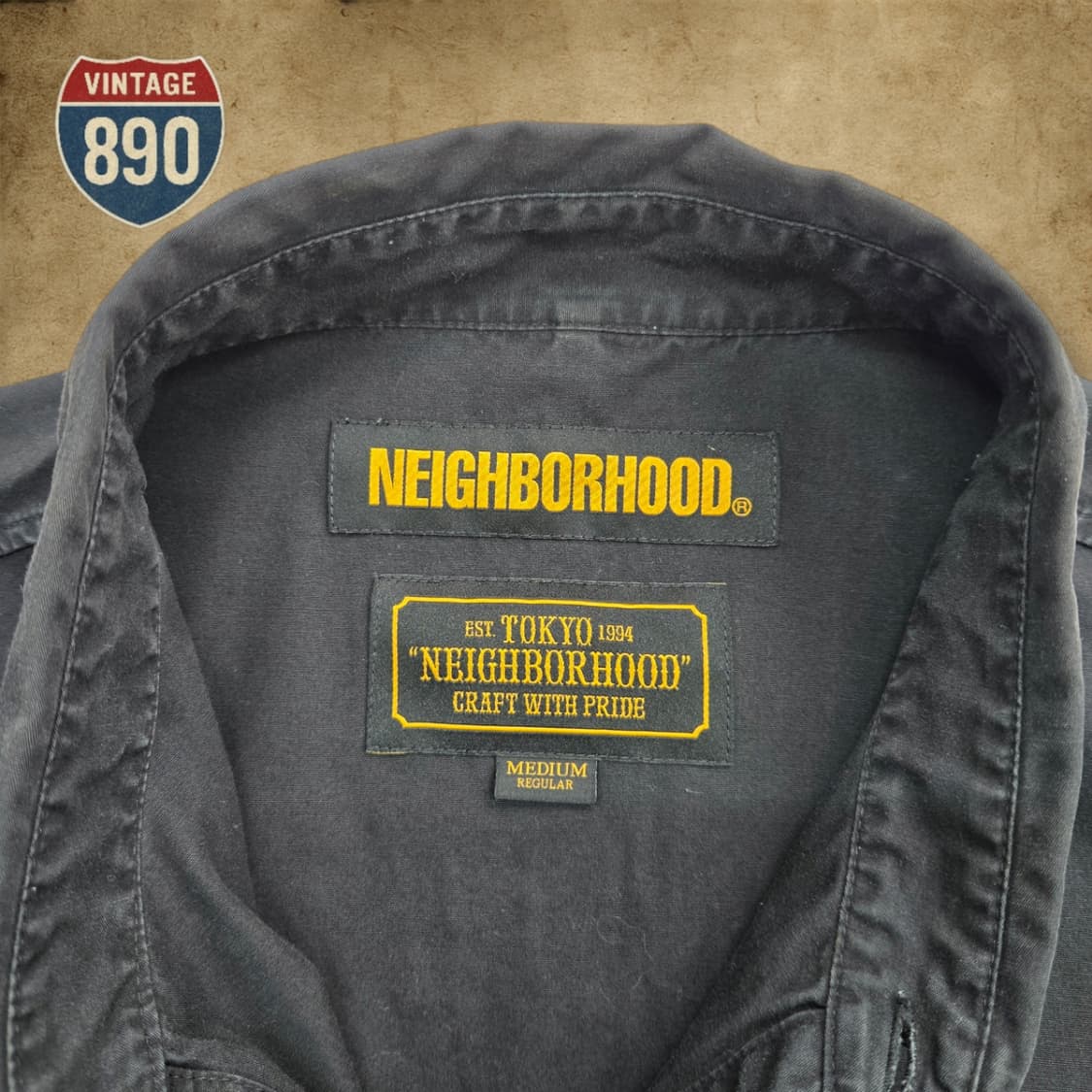 [M] NEIGHBOTHOOD 네이버후드  빈티지 셔츠 상품이미지6
