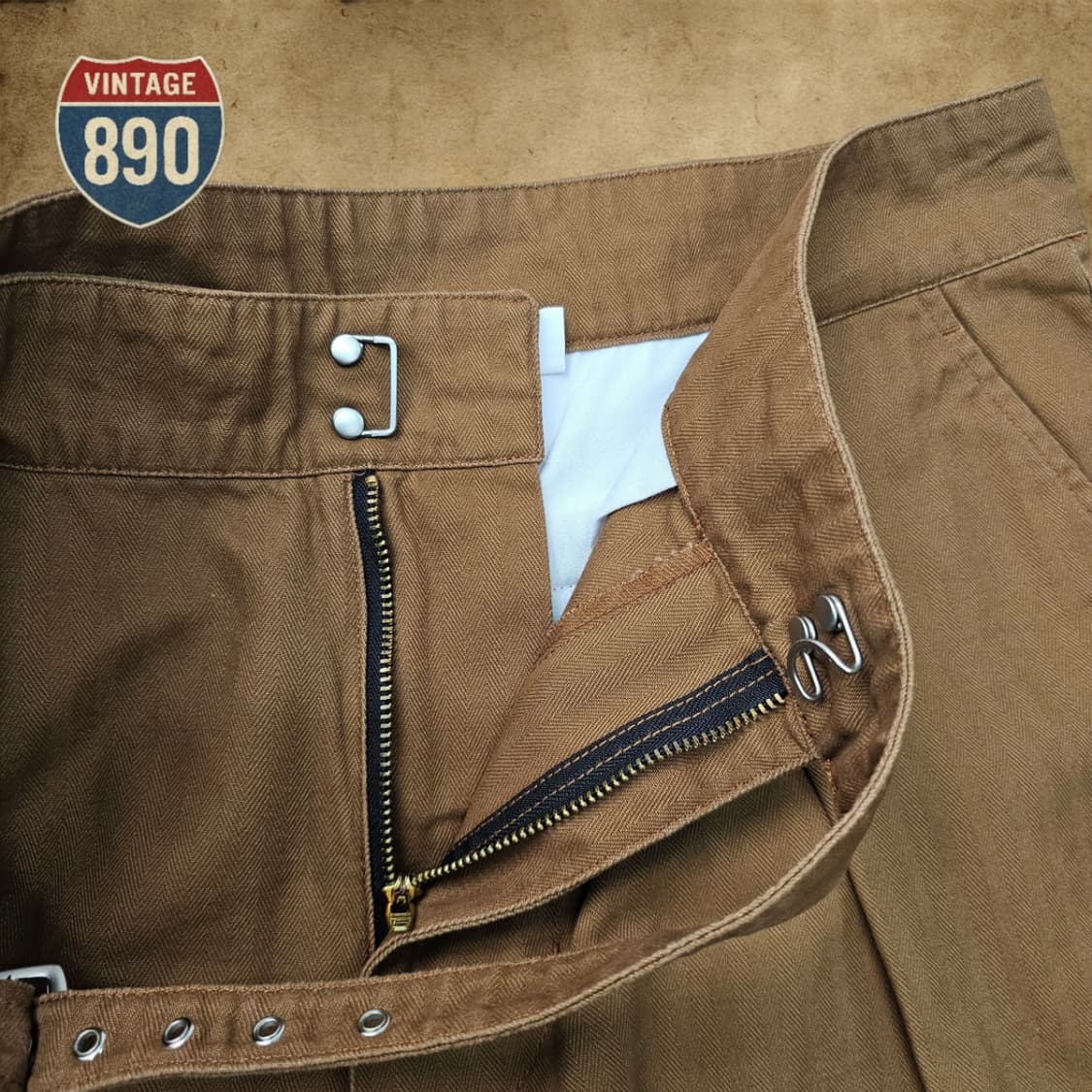[XL] UNIFORM BRIDGE 유니폼브릿지 구르카 원턱 하프 팬츠 상품이미지3