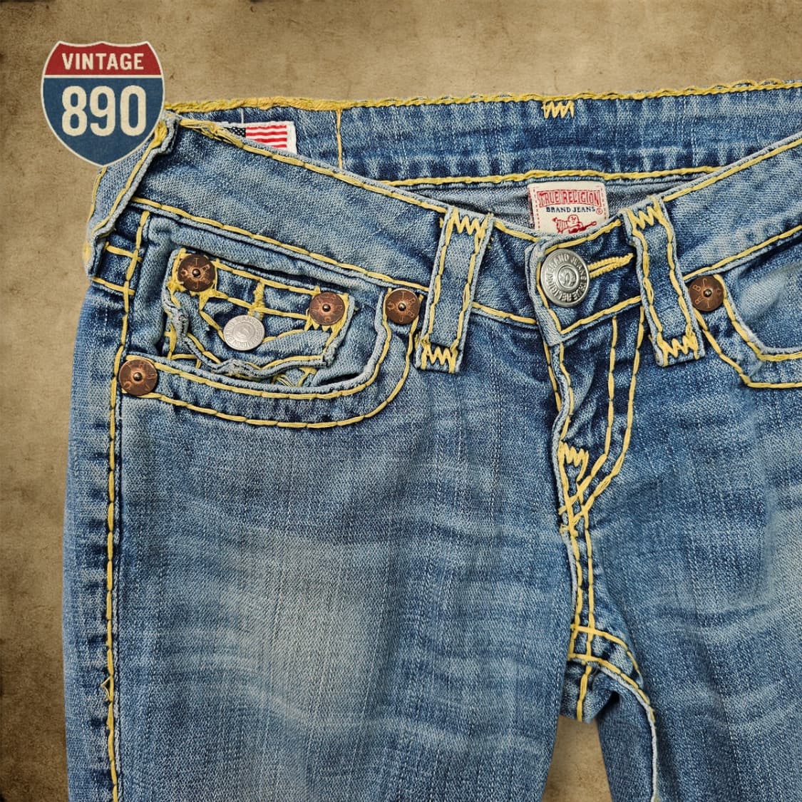 [26] TRUE RELIGION 트루릴리전 데님 청바지 상품이미지4