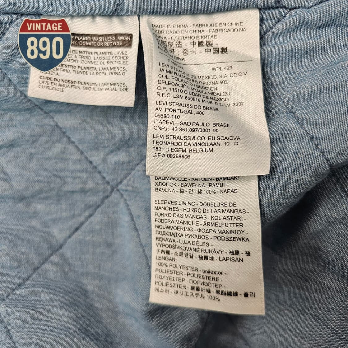 [S] Levi's 리바이스 필드 데님 코치 자켓 상품이미지10