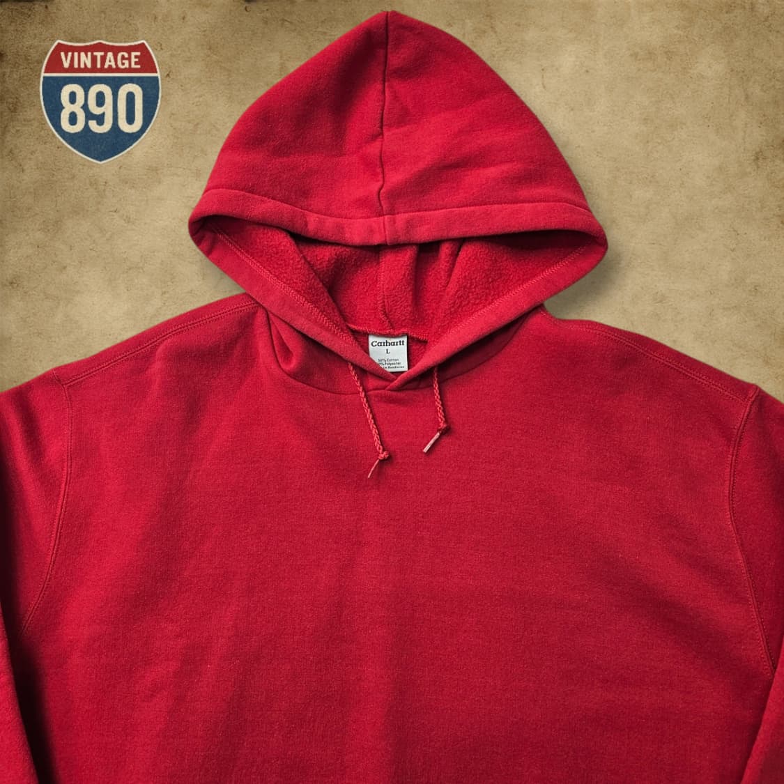 [L] carhartt 칼하트 K121 90s 빅사이즈 기모 후드티 상품이미지2