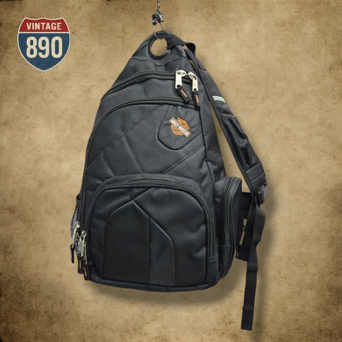 Harley Davidson 할리데이비슨 바이크 트레블 슬링백 상품이미지1