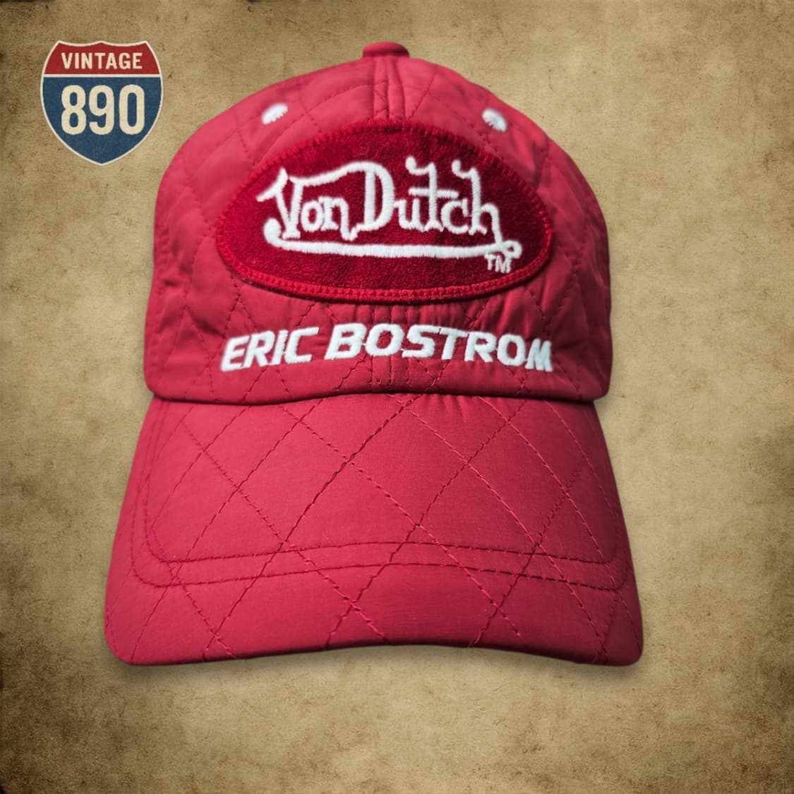 [F] Vondutch 본더치 퀼팅 볼캡 상품이미지2