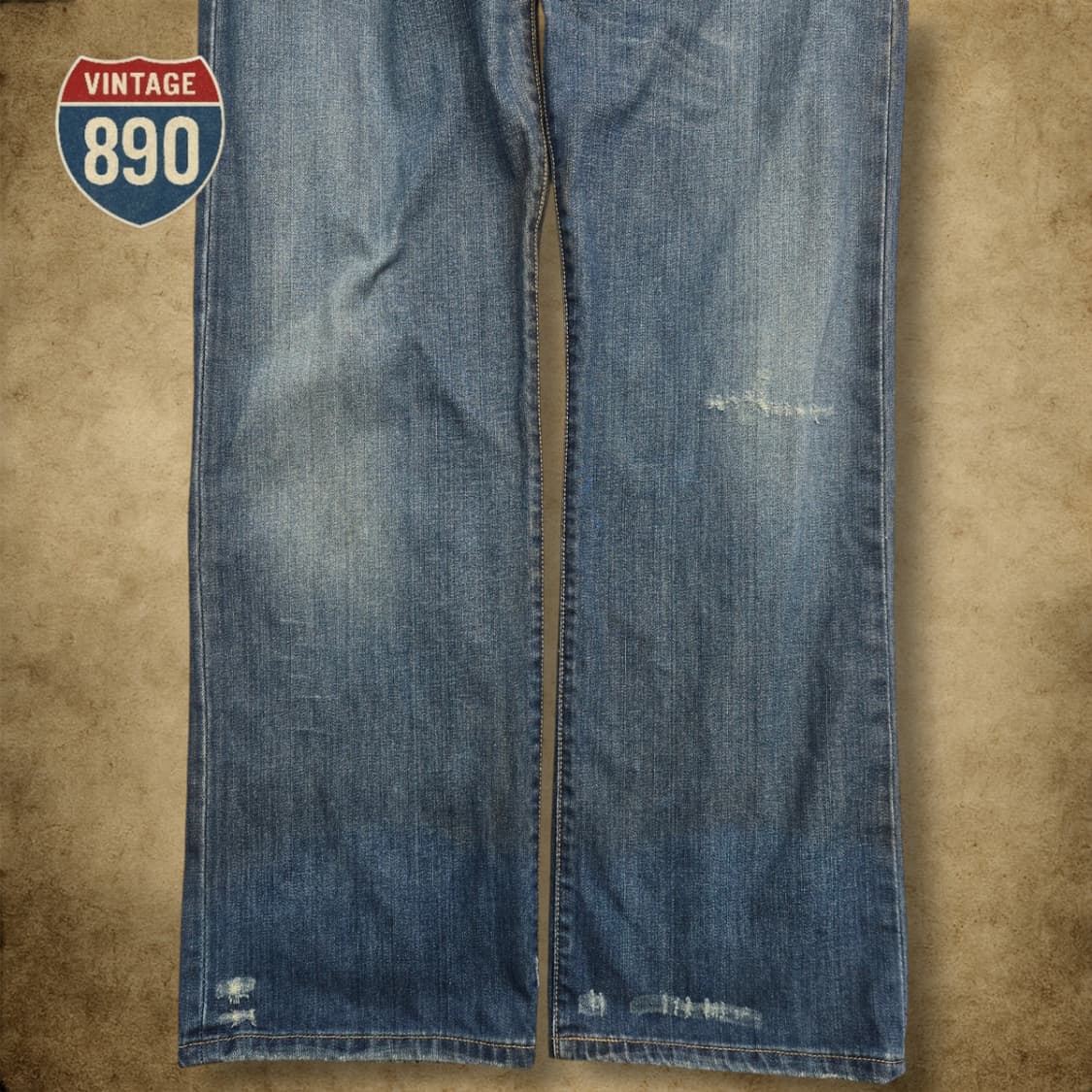 [36] LEVIS 리바이스 501 데미지 워싱 데님 청바지 상품이미지4