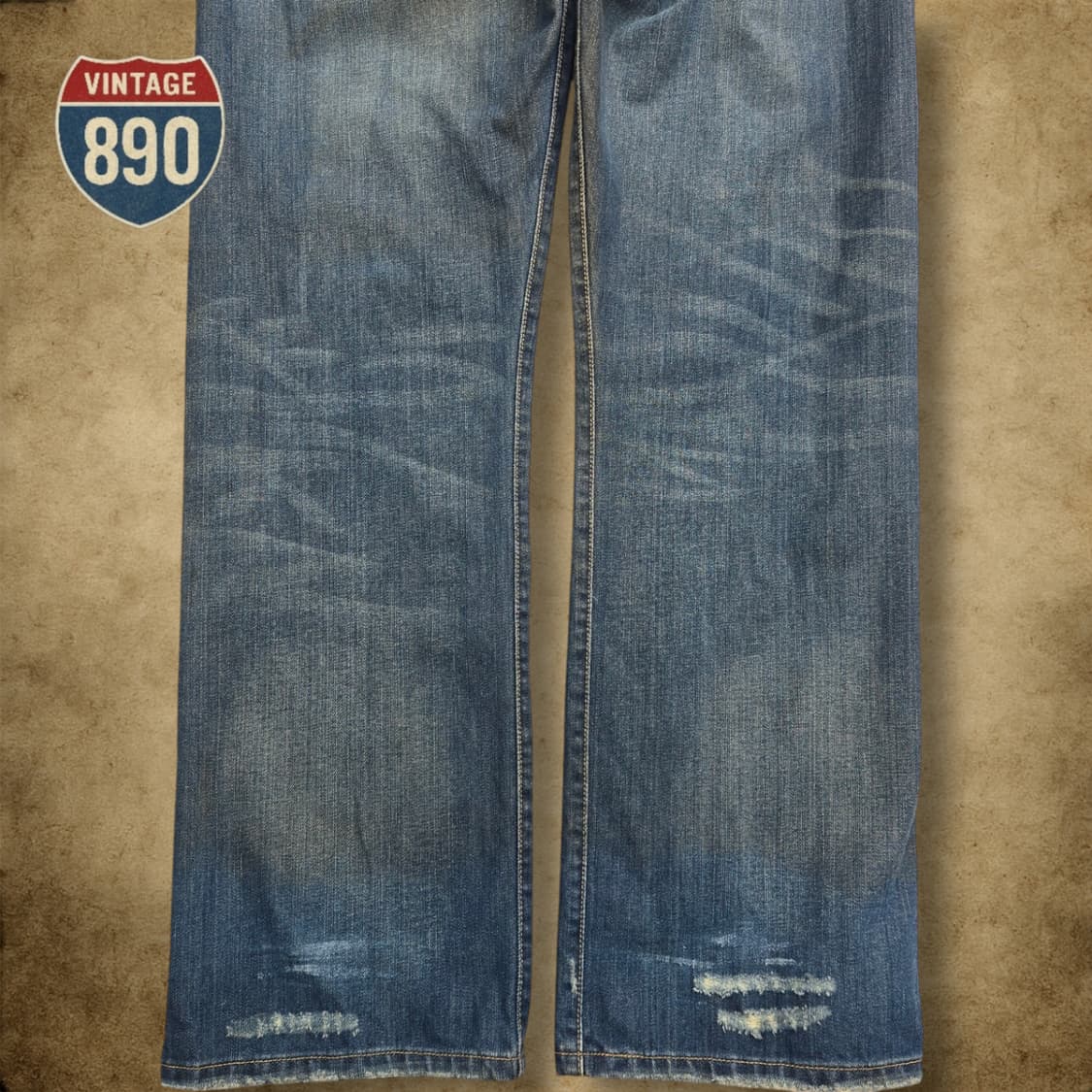 [36] LEVIS 리바이스 501 데미지 워싱 데님 청바지 상품이미지8