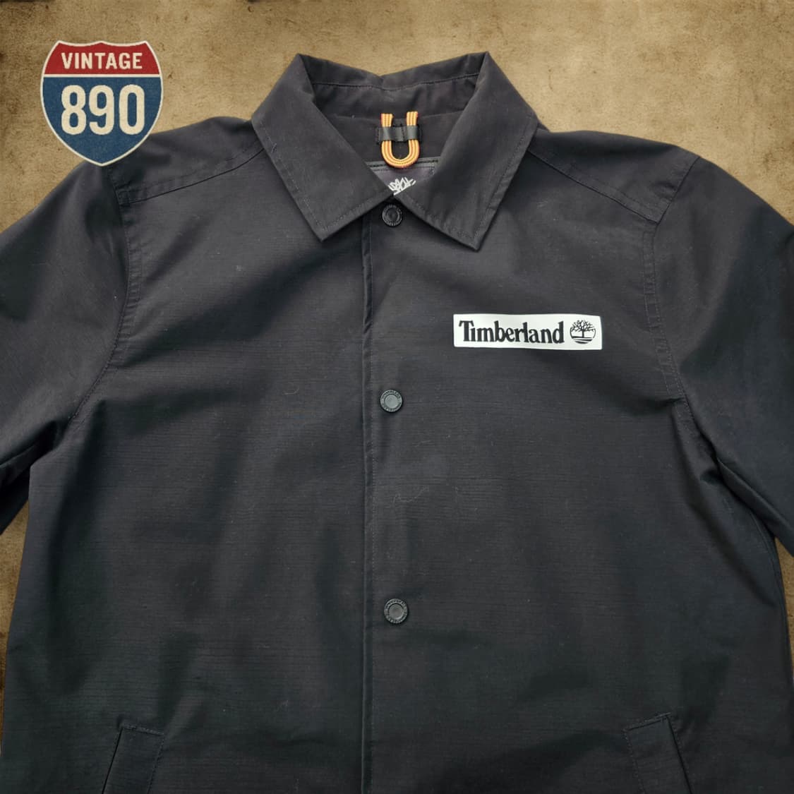 [XS] TIMBERLAND 팀버랜드 빅로고 코치 자켓 상품이미지2