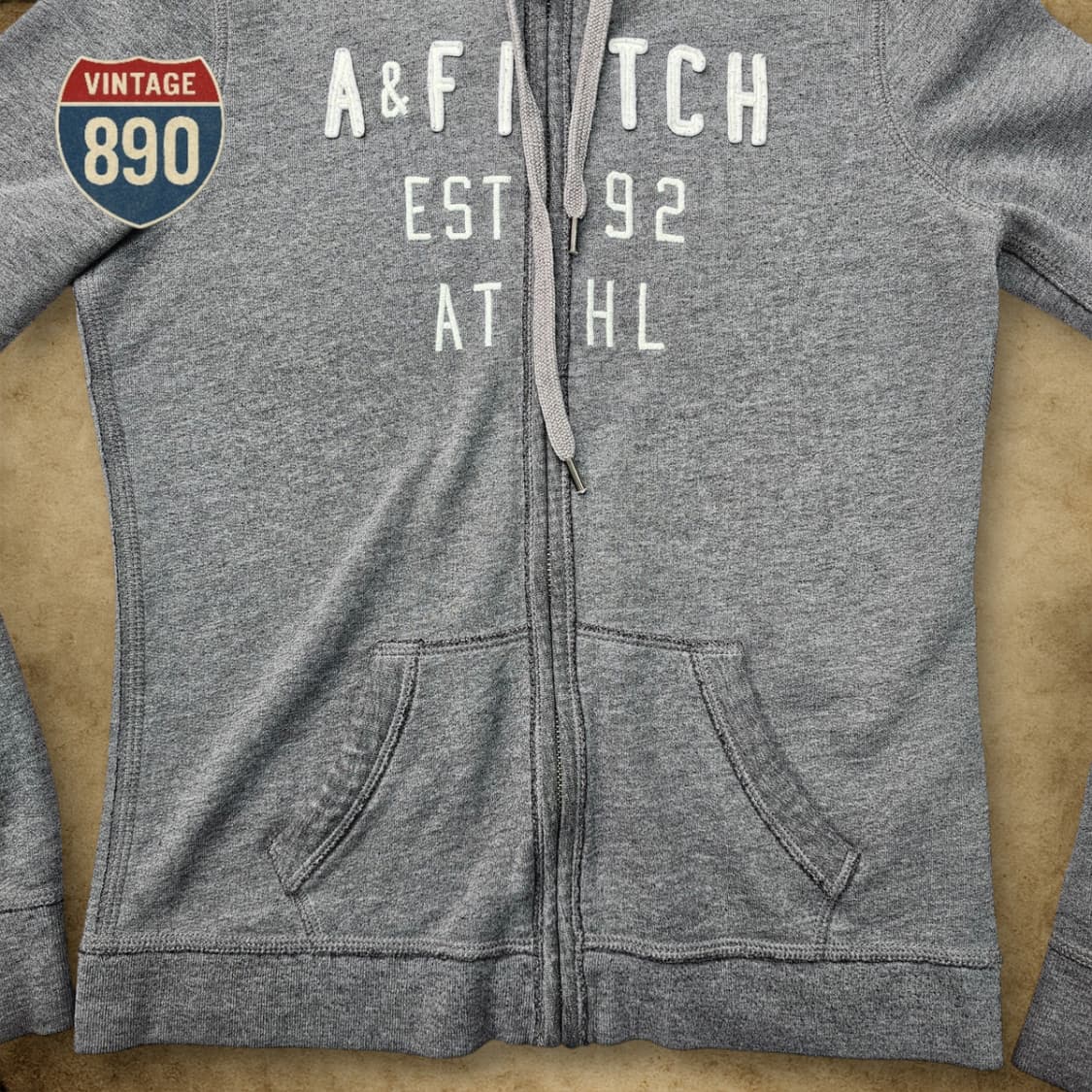 [M] Abercrombie 아베크롬비 딱붙 슬림핏 후드 집업 상품이미지3