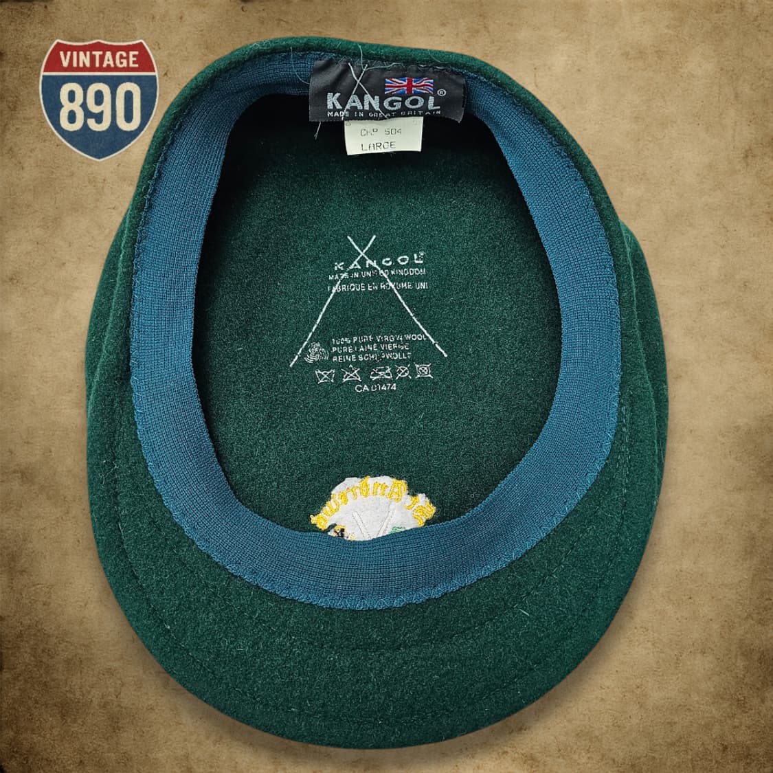 [L] Kangol 캉골 올드스쿨 울 골프캡 모자 상품이미지6
