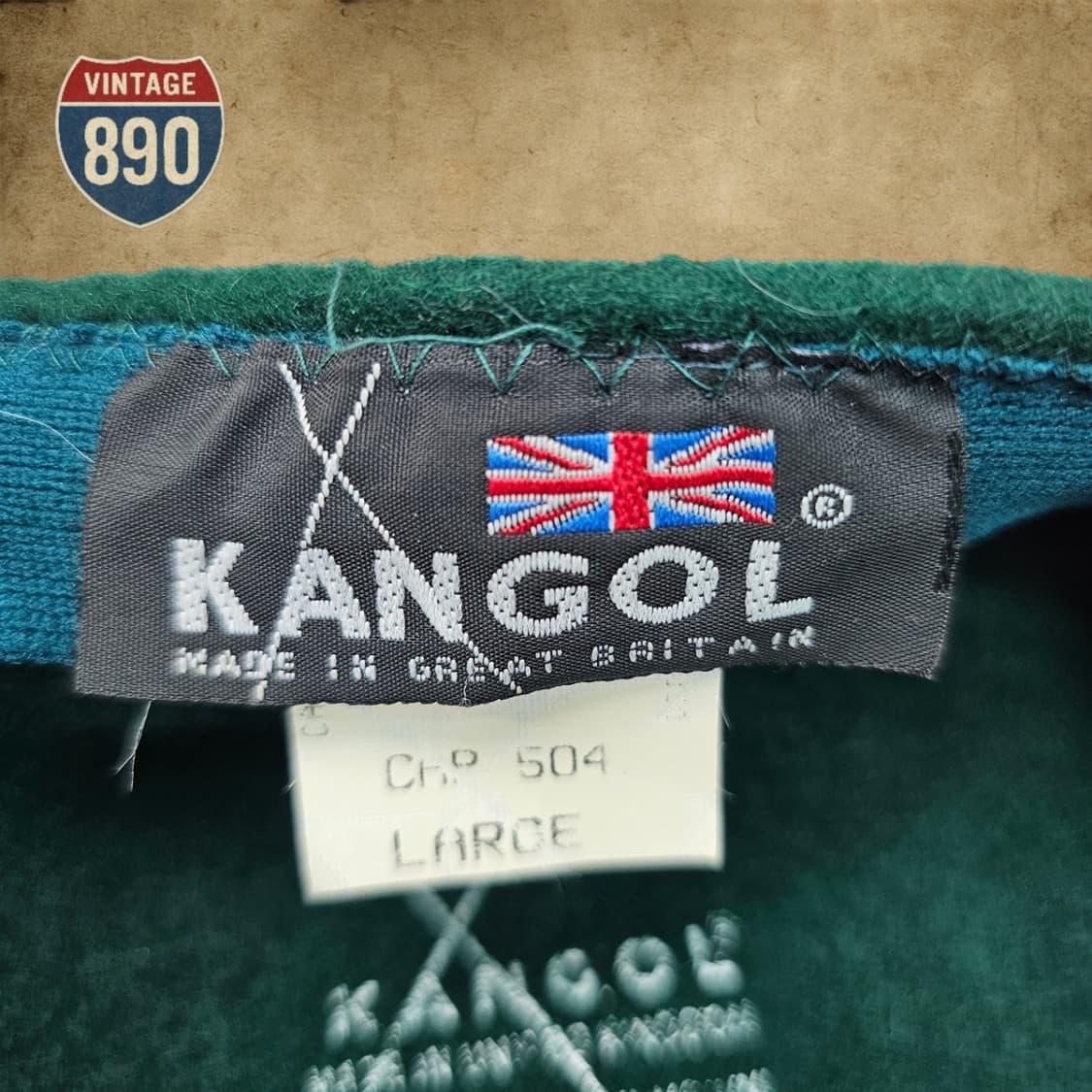 [L] Kangol 캉골 올드스쿨 울 골프캡 모자 상품이미지7