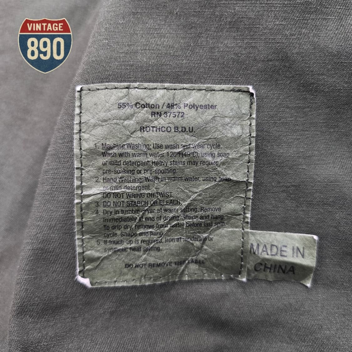 [100/30] ROTHCO 로스코 BDU 밀리터리 셋업 상품이미지5