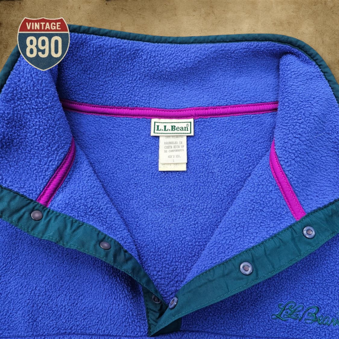 [L] L.L.Bean 엘엘빈 90s 하프 스냅 후리스 상품이미지5